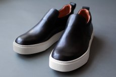 画像1: DRAPE SLIPON SNEAKERS｜BLACK (1)