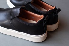 画像4: DRAPE SLIPON SNEAKERS｜BLACK (4)