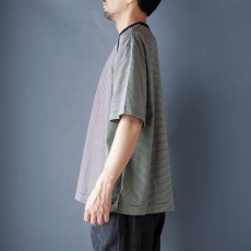 画像3: MINI BORDER WIDE Tee｜BLACK (3)