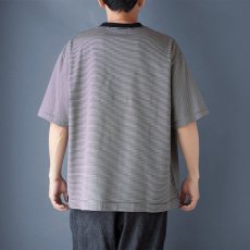 画像4: MINI BORDER WIDE Tee｜BLACK (4)