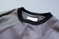 画像7: MINI BORDER WIDE Tee｜BLACK (7)