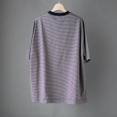 画像6: MINI BORDER WIDE Tee｜BLACK (6)