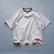 画像1: MINI BORDER WIDE Tee｜MOCA (1)