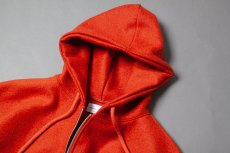 画像8: WOOL BOUCLE FULLZIP PARKA｜DARK ORANGE (8)