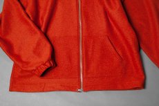 画像9: WOOL BOUCLE FULLZIP PARKA｜DARK ORANGE (9)