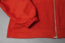 画像10: WOOL BOUCLE FULLZIP PARKA｜DARK ORANGE (10)