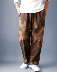 画像1: バックサテン CAMO EASY PANTS (1)