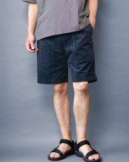 画像1: CORDUROY SHORT PANTS｜NAVY (1)