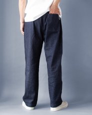 画像3: 9.5oz DENIM WIDE EASY PANTS｜NAVY (3)