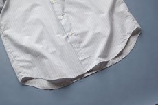 画像8: POPLIN STRIPE LOOSE FIT R/C SHIRTS｜MINT (8)