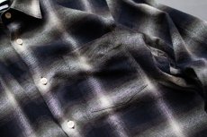 画像9: OMBRE CHECK LOOSE FIT R/C SHIRTS｜GREENxBLACK (9)