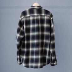 画像5: OMBRE CHECK LOOSE FIT R/C SHIRTS｜GREENxBLACK (5)