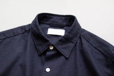 画像6: 【1/3~1/8限定20%OFF】SILK NEP OVERSIZE R/C SHIRTS｜ネイビー (6)