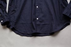 画像7: 【1/3~1/8限定20%OFF】SILK NEP OVERSIZE R/C SHIRTS｜ネイビー (7)