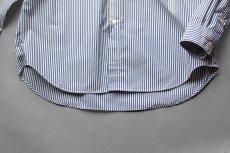 画像6: TYPEWRITER STRIPE LOOSE FIT R/C SHIRTS｜NAVY (6)