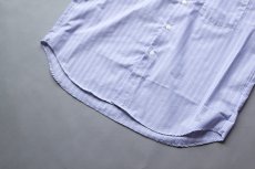 画像8: TYPEWRITER STRIPE LOOSE FIT R/C SHIRTS｜NAVY (8)