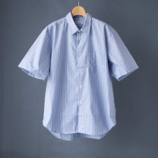 画像5: TYPEWRITER STRIPE LOOSE FIT R/C SHIRTS｜NAVY (5)