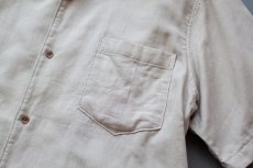 画像10: ORGANIC W-GUAZE OPEN COLLAR S/S SHIRTS｜BEIGE (10)