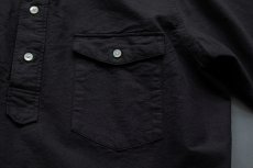 画像11: OXFORD PULL OVER S/S B.D. SHIRTS｜BLACK (11)