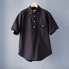 画像5: OXFORD PULL OVER S/S B.D. SHIRTS｜BLACK (5)