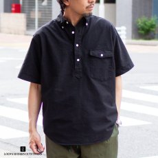 画像1: OXFORD PULL OVER S/S B.D. SHIRTS｜BLACK (1)