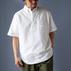 画像2: OXFORD PULL OVER S/S B.D. SHIRTS｜WHITE (2)