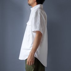 画像3: OXFORD PULL OVER S/S B.D. SHIRTS｜WHITE (3)