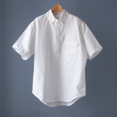 画像5: OXFORD PULL OVER S/S B.D. SHIRTS｜WHITE (5)