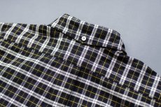 画像10: OX CHECK PULL OVER S/S B.D. SHIRTS｜NAVYxWHITE (10)