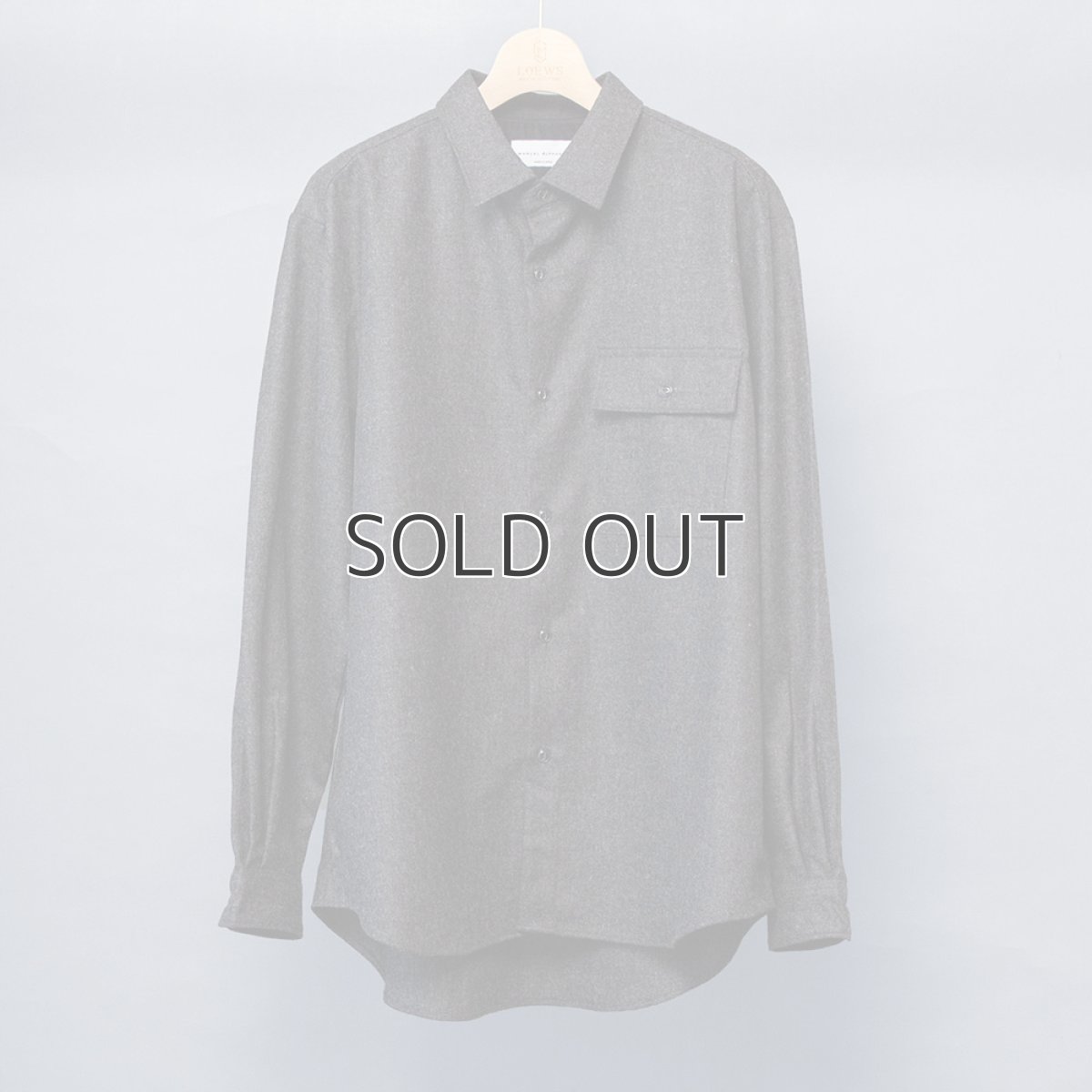 画像5: WOOL R/C SHIRTS|CCHARCOAL (5)