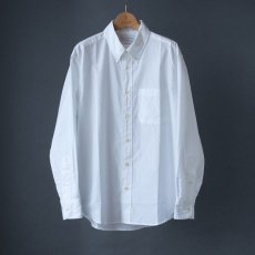 画像5: 100/2ブロードボタンダウンシャツ(Bulging Fit)｜ホワイト (5)