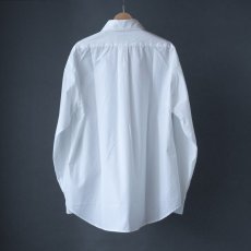 画像6: 100/2ブロードボタンダウンシャツ(Bulging Fit)｜ホワイト (6)