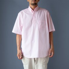 画像2: HIGH COUNT BROAD PULLOVER S/S B.D SHIRTS｜PINK (2)