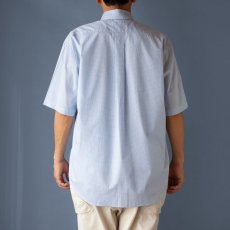 画像4: HIGH COUNT BROAD PULLOVER S/S B.D SHIRTS｜SAX (4)