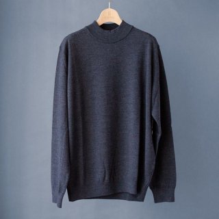 PGG ◾️モックネック◾️ネイビー　新品 シップス SHIPS SHIPS:〈手洗い可能〉9ゲージ コンフォート