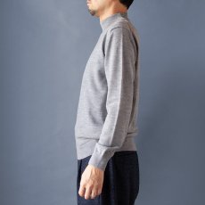 画像4: 12G LIGHT WEIGHT MERINO MOCK NECK｜LIGHT GREY (4)