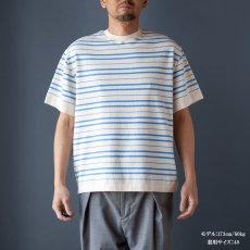 画像2: LIGHT WAVE COTTON KNIT P/O｜IVORY (2)