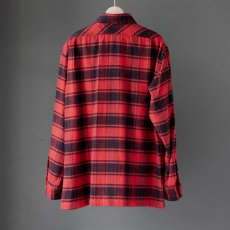 画像11: 【30%OFF】bettaku relax mackinaw shirts jacket - CHECK NEL RED (11)