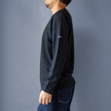 画像2: リネンウールモンスターオンス長袖Tシャツ｜ブラック (2)