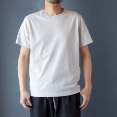 画像2: オーガニック超長綿タック衿Tシャツ｜グレー杢 (2)