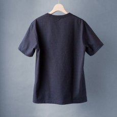 画像6: オーガニック超長綿タック衿Tシャツ｜ネイビー杢 (6)