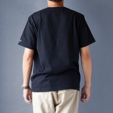 画像4: オーガニック超長綿タック衿Tシャツ｜ブラック (4)