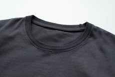 画像7: オーガニック超長綿タック衿Tシャツ｜ブラック (7)