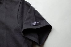 画像10: オーガニック超長綿タック衿Tシャツ｜ブラック (10)
