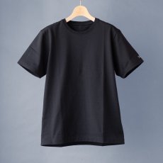 画像5: オーガニック超長綿タック衿Tシャツ｜ブラック (5)