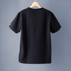 画像6: オーガニック超長綿タック衿Tシャツ｜ブラック (6)
