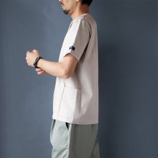 画像3: ペルー超長綿サイドポケットTシャツ｜ベージュ (3)