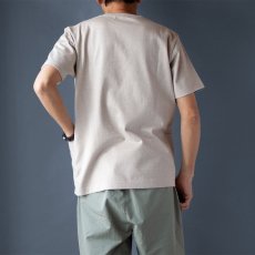 画像4: ペルー超長綿サイドポケットTシャツ｜ベージュ (4)