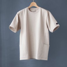 画像5: ペルー超長綿サイドポケットTシャツ｜ベージュ (5)