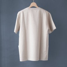 画像6: ペルー超長綿サイドポケットTシャツ｜ベージュ (6)